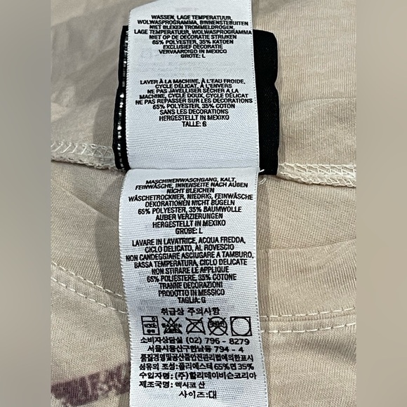 Harley Davidson Kokomo Indiana Beige Women Size Large Long sleeve shirt - Picture 6 of 7